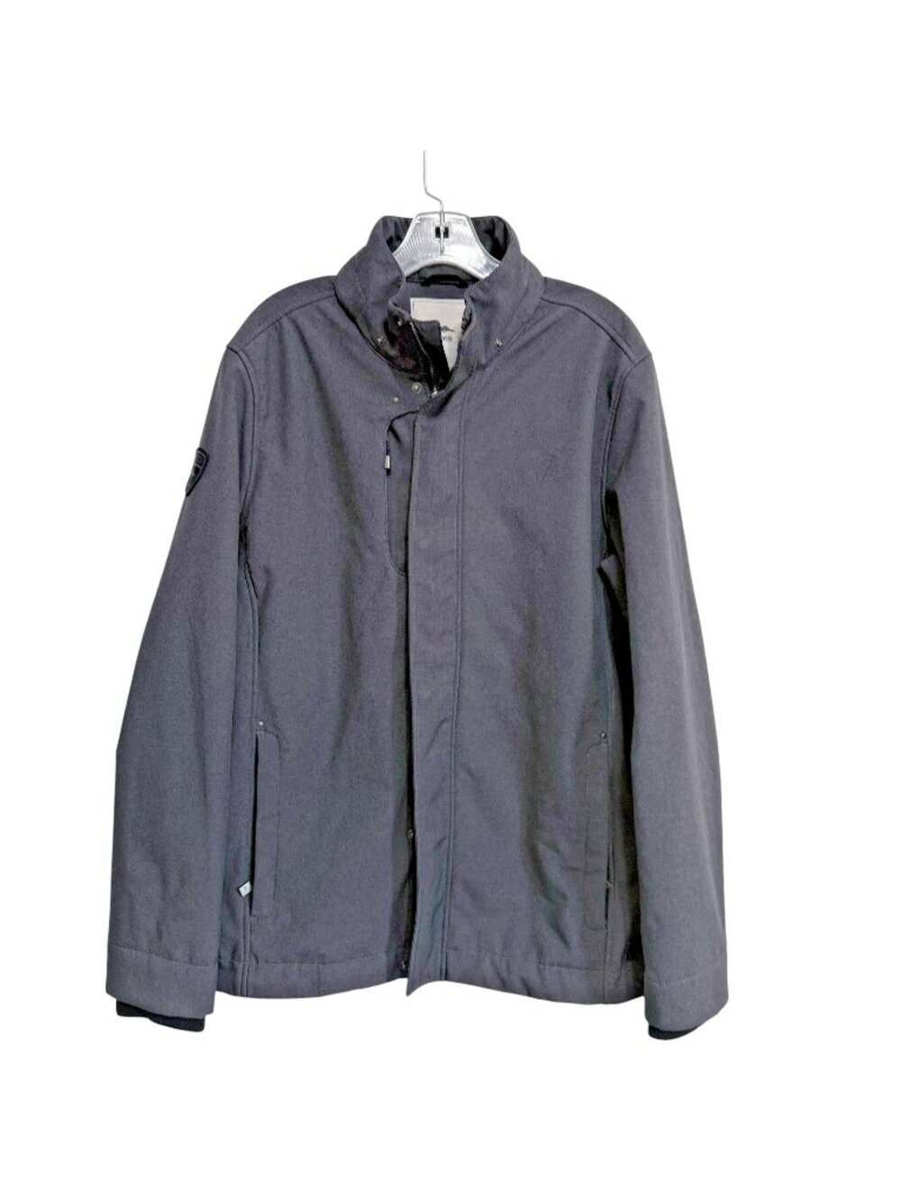 Roots 73 Fleece Lined Jacket Men's Size M Zip and Snap Closure Charcoal Grey